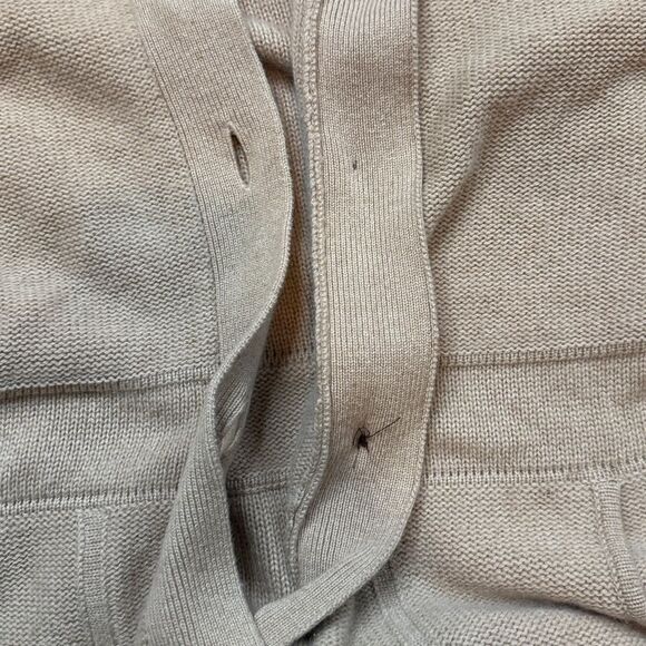 Patagonia Women’s 100% Cashmere Knit Better Sweater Coat Tan Medium - Picture 5 of 10